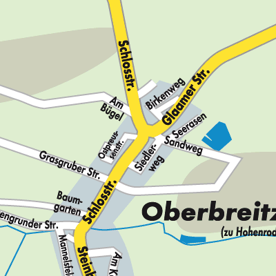 Stadtplan Hohenroda