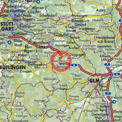 Landkarte Hohenstadt