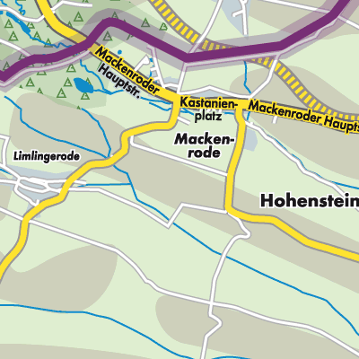 Übersichtsplan Hohenstein