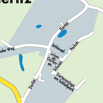 Stadtplan Hohenzieritz