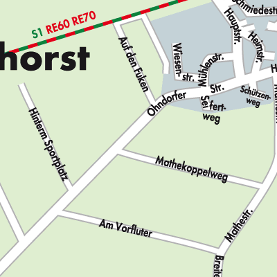 Stadtplan Hohnhorst
