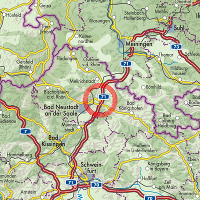 Landkarte Hollstadt