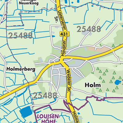Übersichtsplan Holm