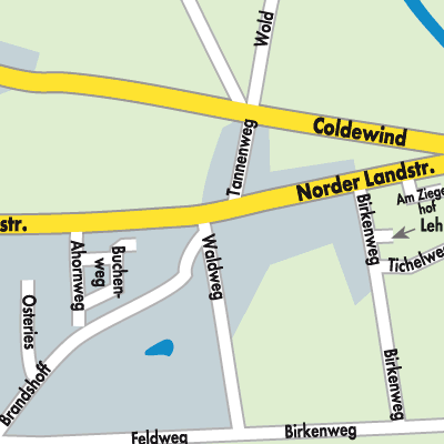 Stadtplan Holtgast
