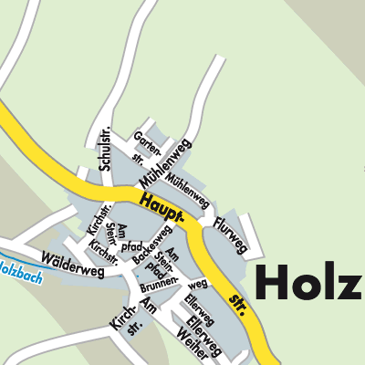 Stadtplan Holzbach