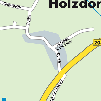 Stadtplan Holzdorf