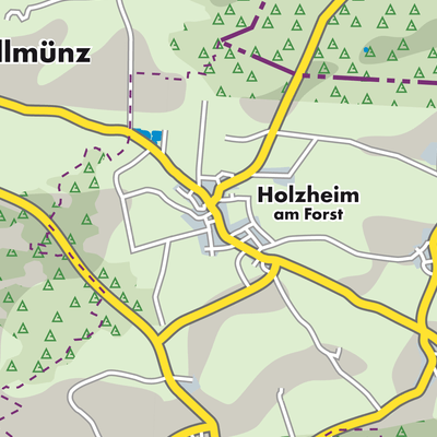 Übersichtsplan Holzheim am Forst