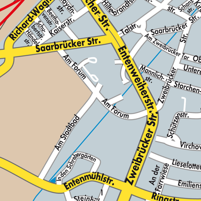 Stadtplan Homburg