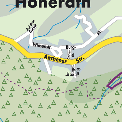 Stadtplan Honerath