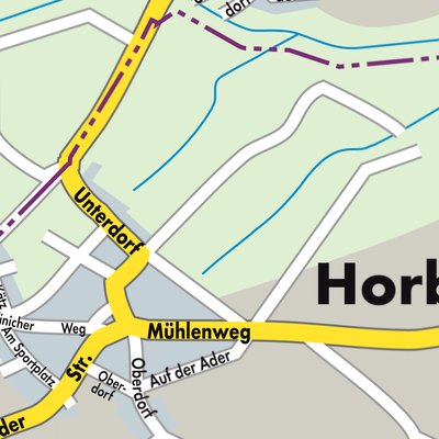 Stadtplan Horbruch