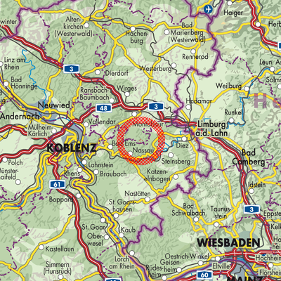 Landkarte Hübingen