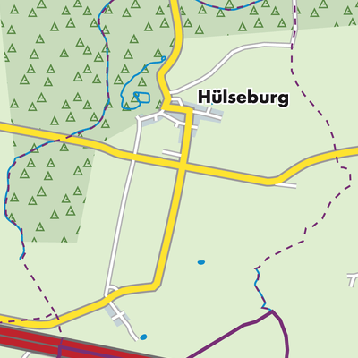 Übersichtsplan Hülseburg