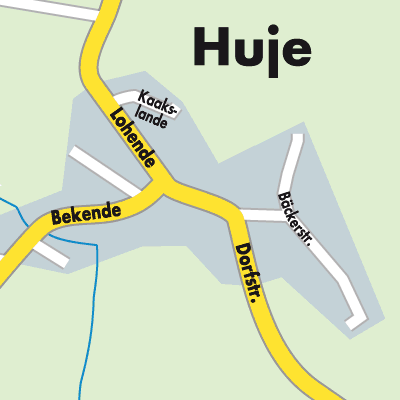 Stadtplan Huje