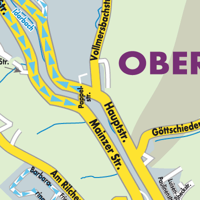 Stadtplan Idar-Oberstein