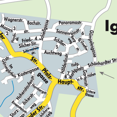 Stadtplan Iggingen