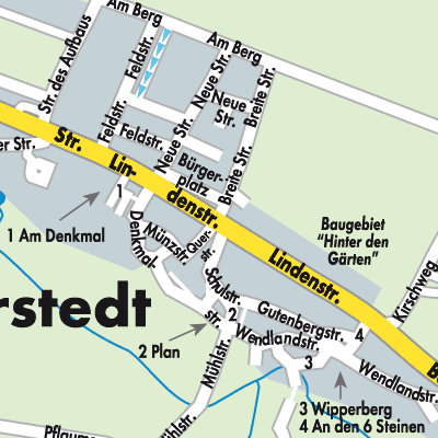 Stadtplan Ilberstedt