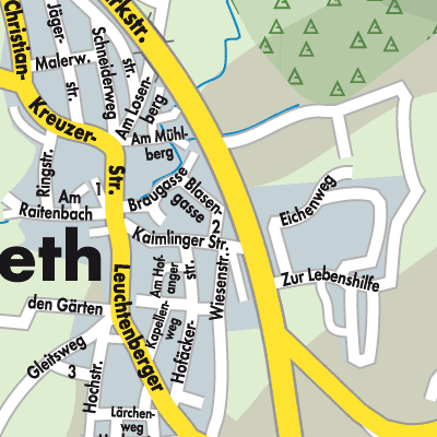 Stadtplan Irchenrieth