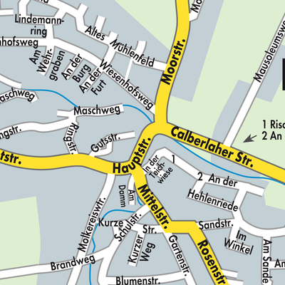 Stadtplan Isenbüttel