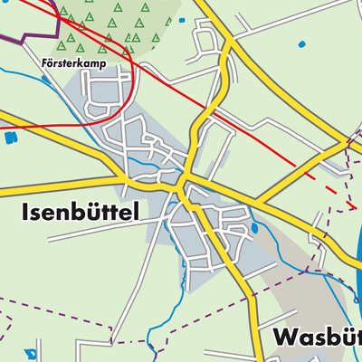 Übersichtsplan Isenbüttel