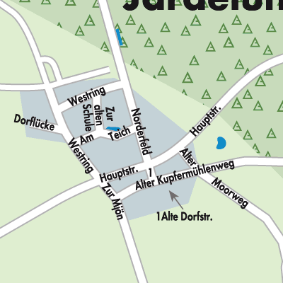 Stadtplan Jardelund