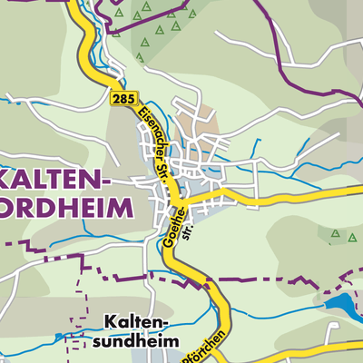 Übersichtsplan Kaltennordheim