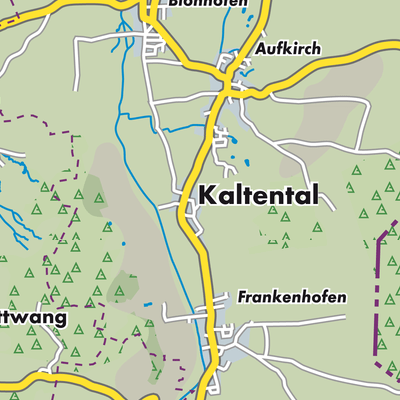 Übersichtsplan Kaltental
