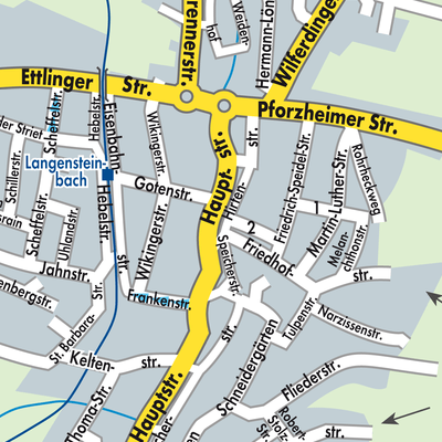 Stadtplan Karlsbad