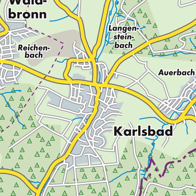 Übersichtsplan Karlsbad