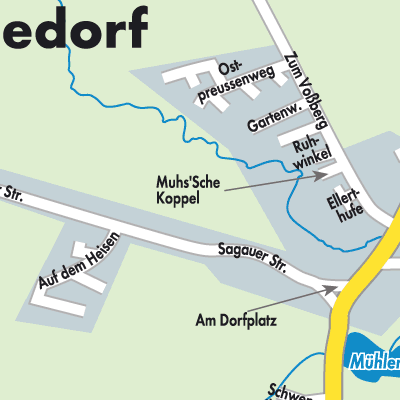 Stadtplan Kasseedorf