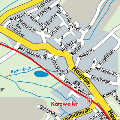 Stadtplan Katzweiler