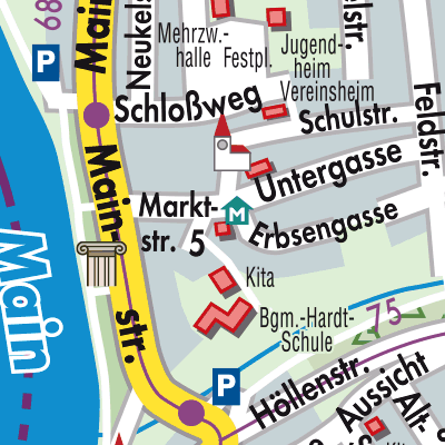 Stadtplan Kelsterbach