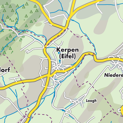 Übersichtsplan Kerpen (Eifel)