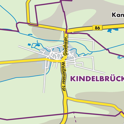 Übersichtsplan Kindelbrück