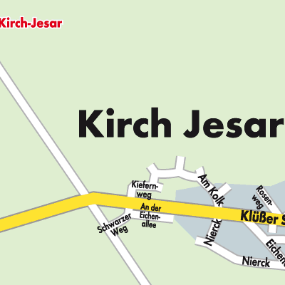 Stadtplan Kirch Jesar