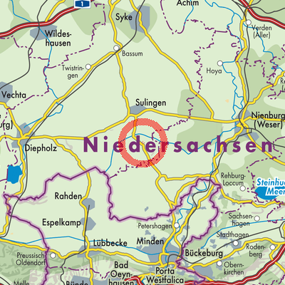 Landkarte Kirchdorf