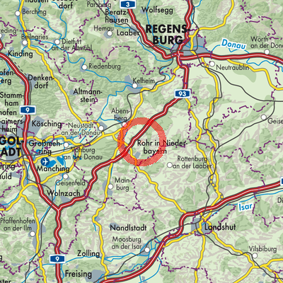 Landkarte Kirchdorf