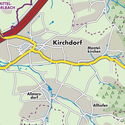 Übersichtsplan Kirchdorf
