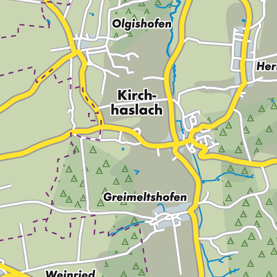 Übersichtsplan Kirchhaslach