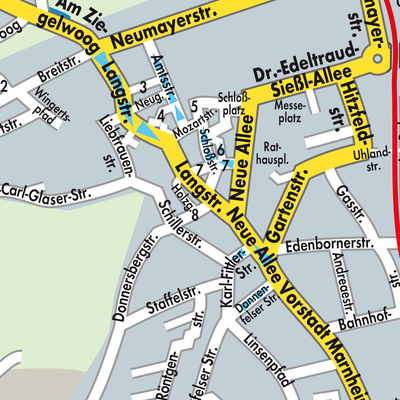 Stadtplan Kirchheimbolanden