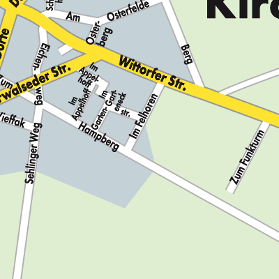 Stadtplan Kirchwalsede