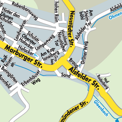 Stadtplan Kirtorf