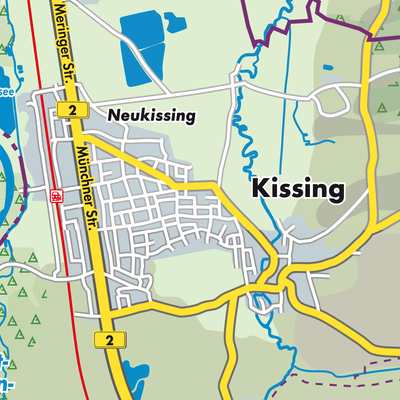 Übersichtsplan Kissing