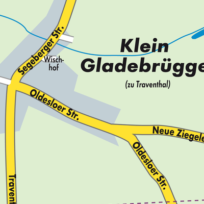Stadtplan Klein Gladebrügge