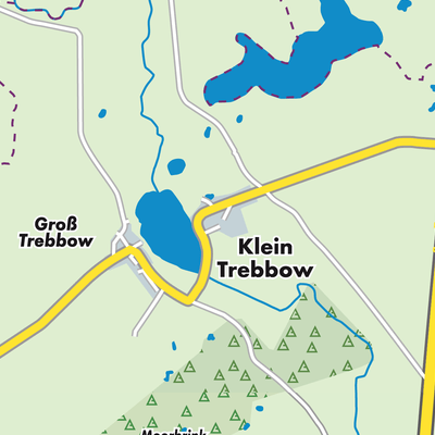 Übersichtsplan Klein Trebbow