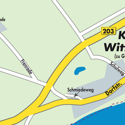 Stadtplan Klein Wittensee
