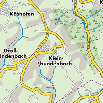 Übersichtsplan Kleinbundenbach