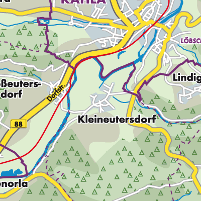 Übersichtsplan Kleineutersdorf