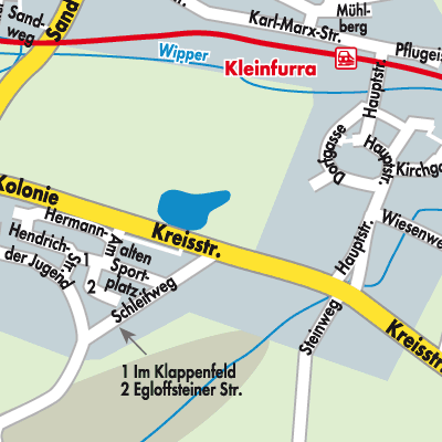 Stadtplan Kleinfurra