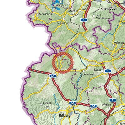 Landkarte Kleinlangenfeld