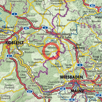 Landkarte Klingelbach